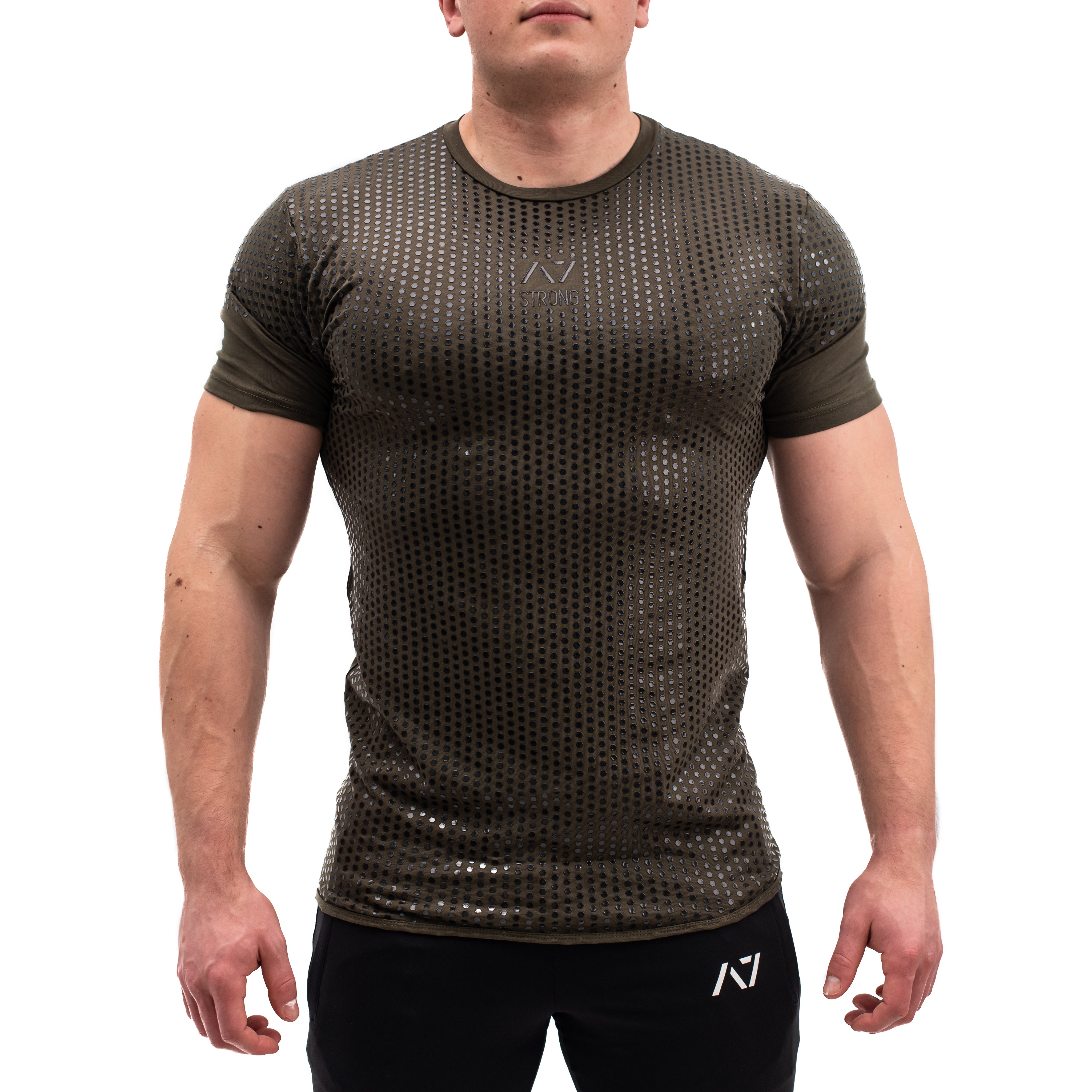 Strongman Hex Bar Grip Men's Shirt - A7