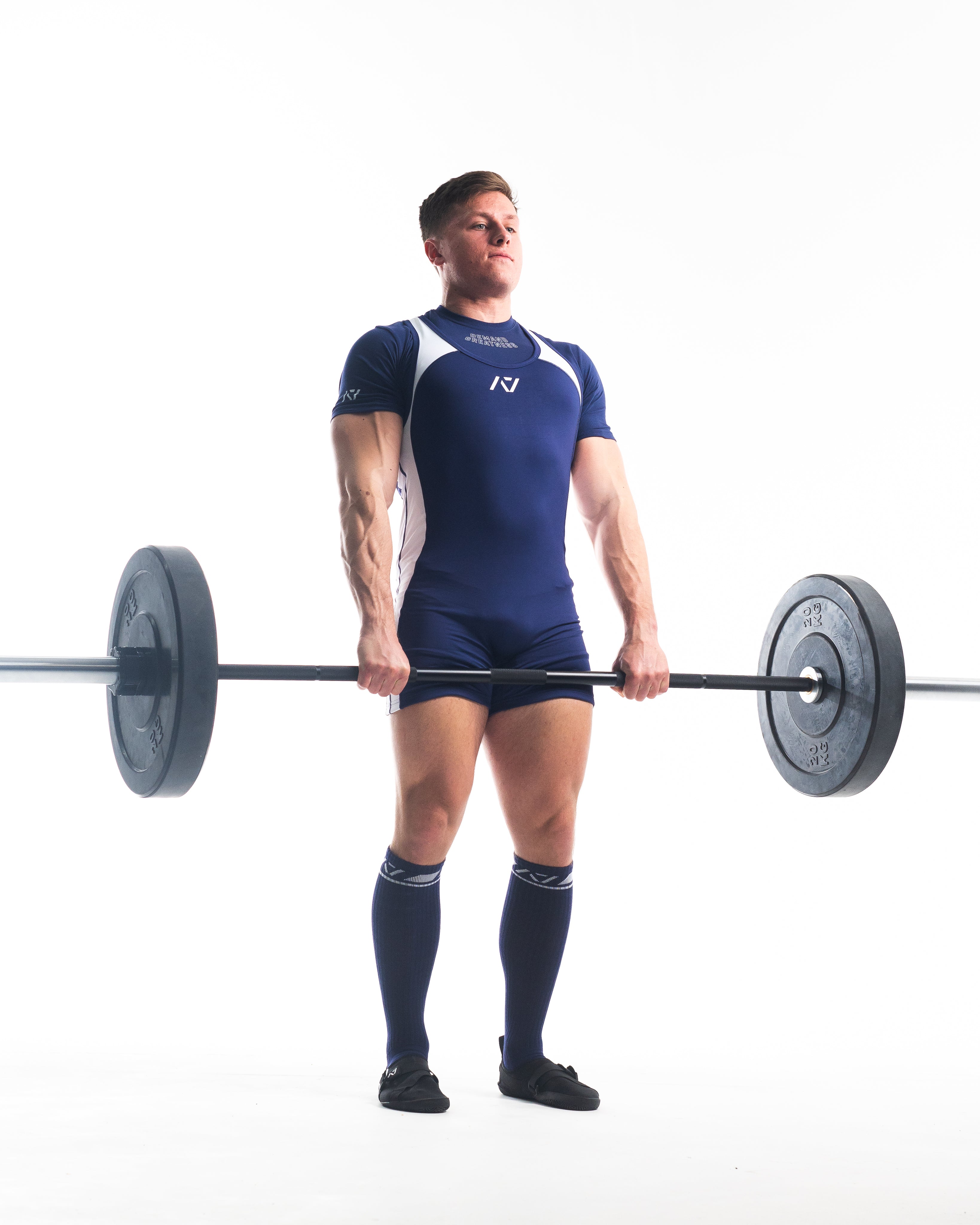Luno Men's Dark Blue Singlet - Night Light | A7