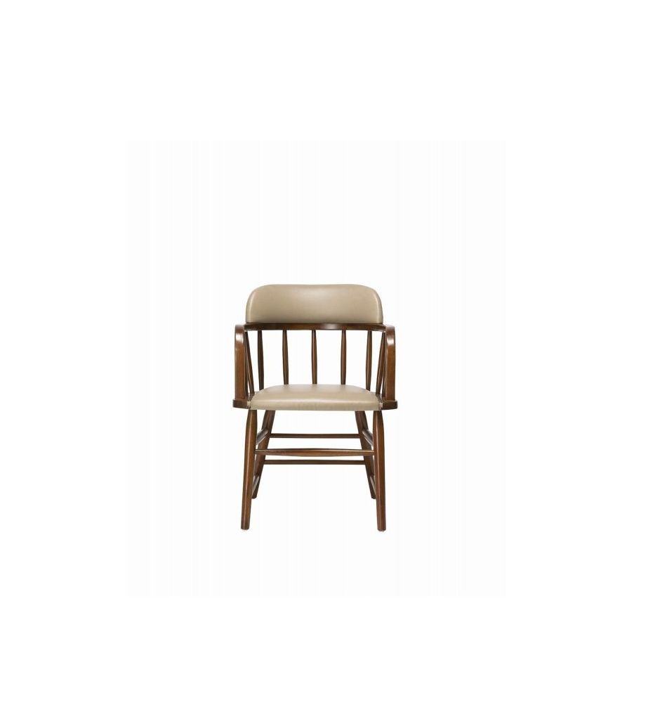 OAKS ARM CHAIR / BEIGE (PVC) | JOURNAL STANDARD FURNITURE