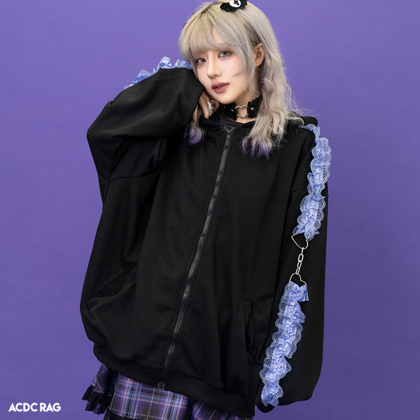 LOVE PUNK ZIPパーカー パープル – ACDC RAG