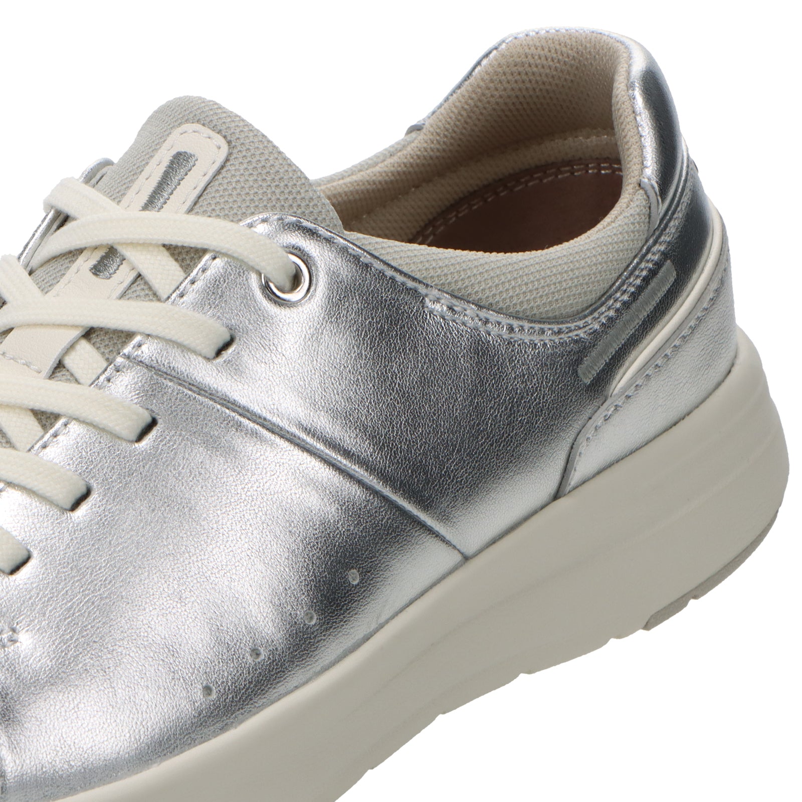 アキレス・ソルボ H 627 シルバー｜レザーコートスニーカー（レース