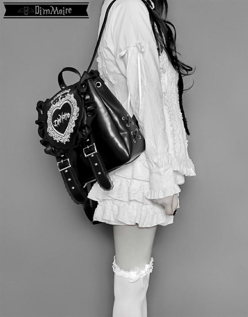 DimMoire【ディムモアール】HeartCoreフリルミニリュック/Black