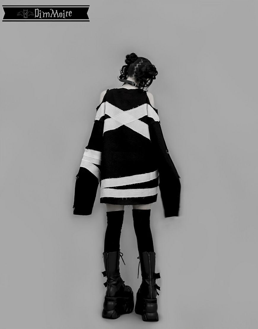 DimMoire【ディムモアール】救済の十字ガーゼトップス/Black