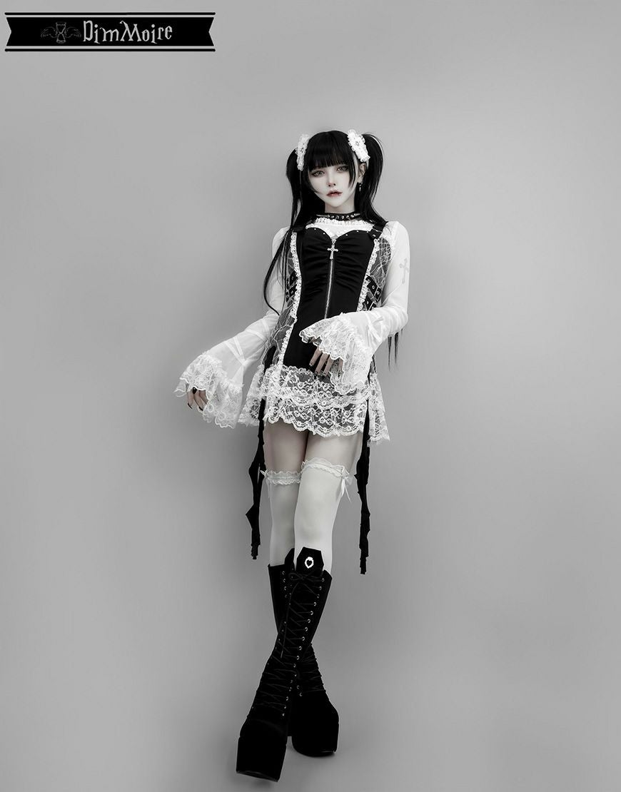 DimMoire【ディムモアール】堕夢の契りGothicドレス/Black×White