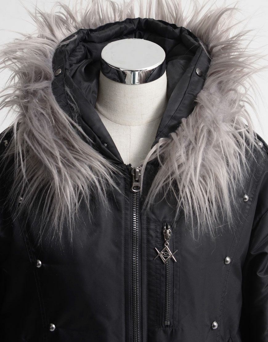 REFLEM【レフレム】スタッズ付きナイロンN2Bジャケット/全2色