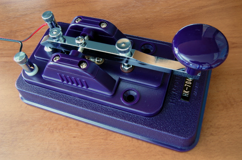 CWを始めよう！（その5）電鍵の使い方（ストレートキーとパドル