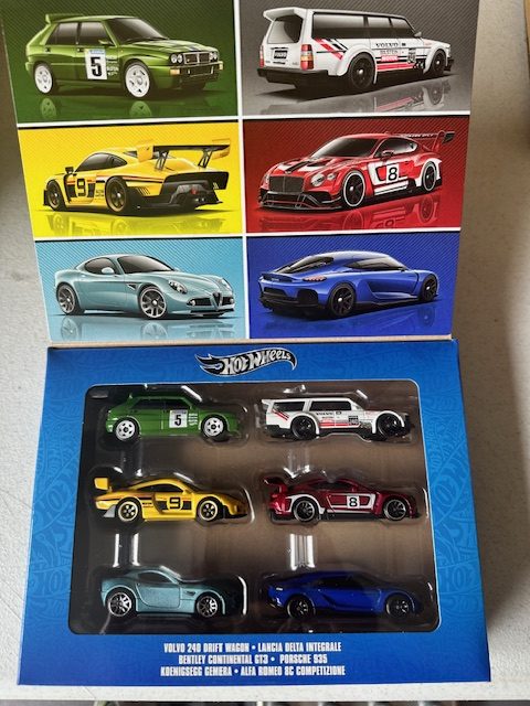 2024 HOT WHEELS EUROPEAN THEME 6 CAR MULTIPACK - ONE SET - A & J Toys