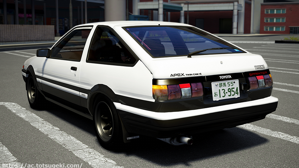 Assetto Corsa】TRUENO（スプリンター・トレノ）GT-APEX AE86