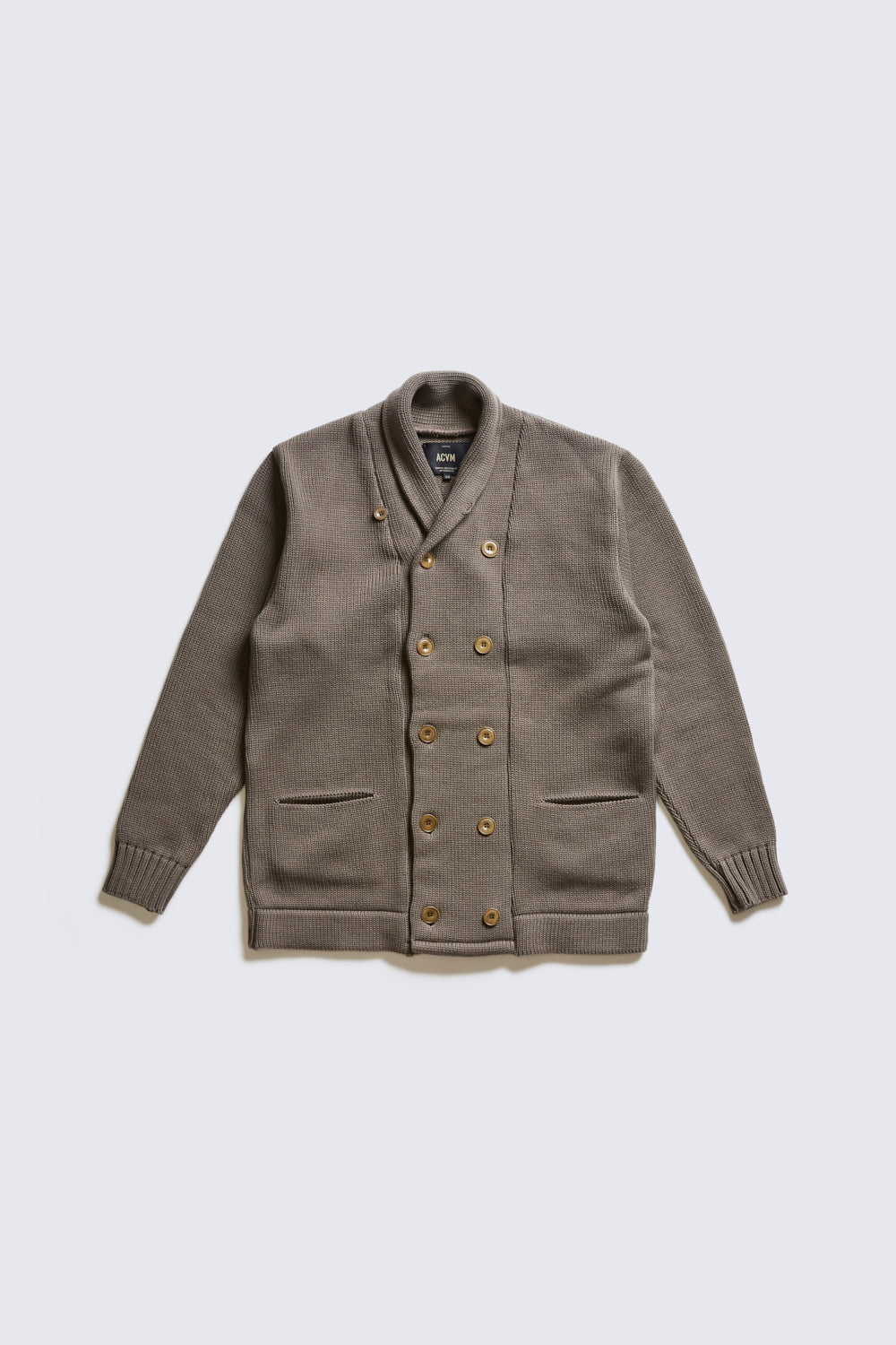 ACV-KN-H03 SHAWL COLLAR DOUBLE BREASTED KNIT – ADDICT CLOTHES