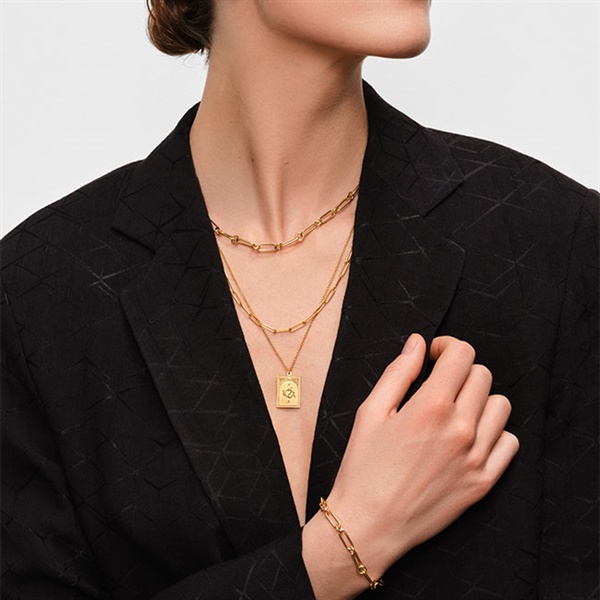 TOMWOOD トムウッド Box Chain Gold -24.5inch ボックスチェーン