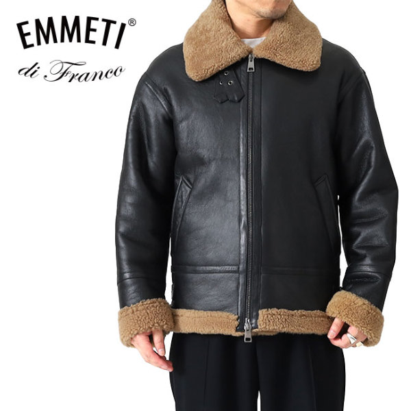 EMMETI エンメティMT01 シープスキン ムートンジャケット B-3 EMMETI