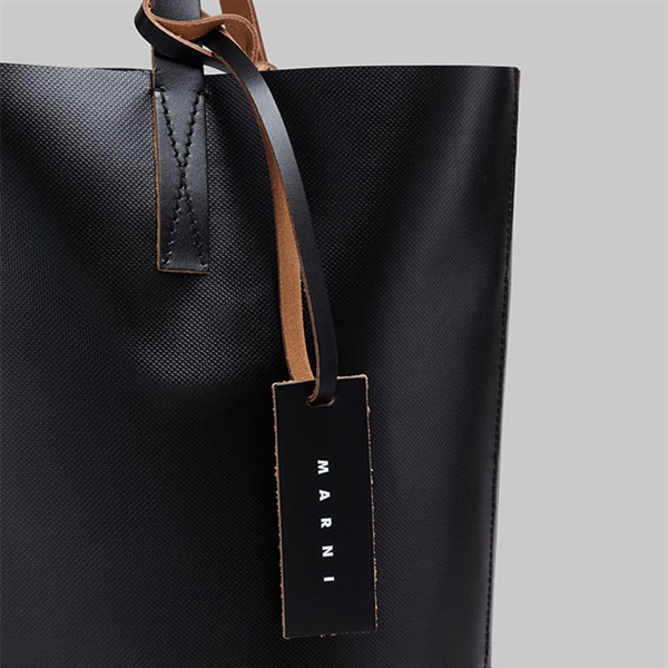 MARNI マルニ マルニタグ付き レザーハンドル トートバッグ SHMQ0037A1