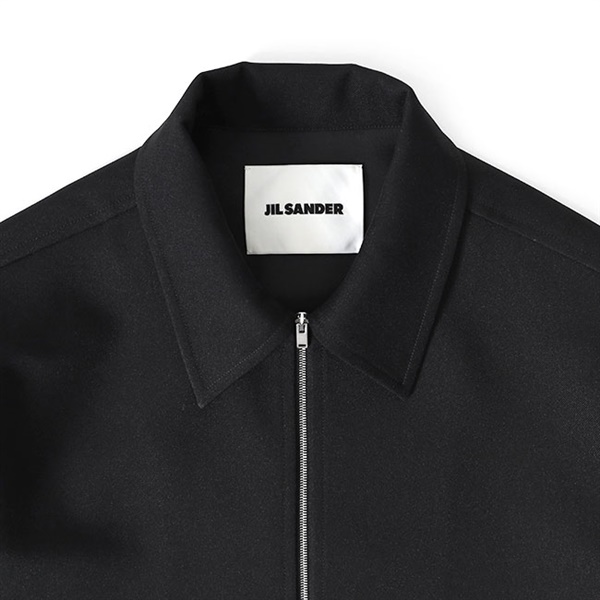 JIL SANDER ジルサンダー ギャバジン ジップ シャツジャッケット SHIRT