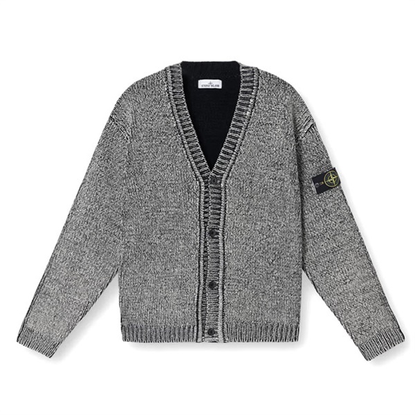 STONE ISLAND ストーンアイランド コットンシェニール カーディガン