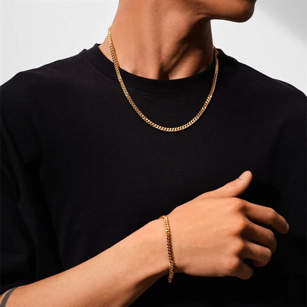 TOMWOOD トムウッド Curb Bracelet L Gold ゴールド カーブ