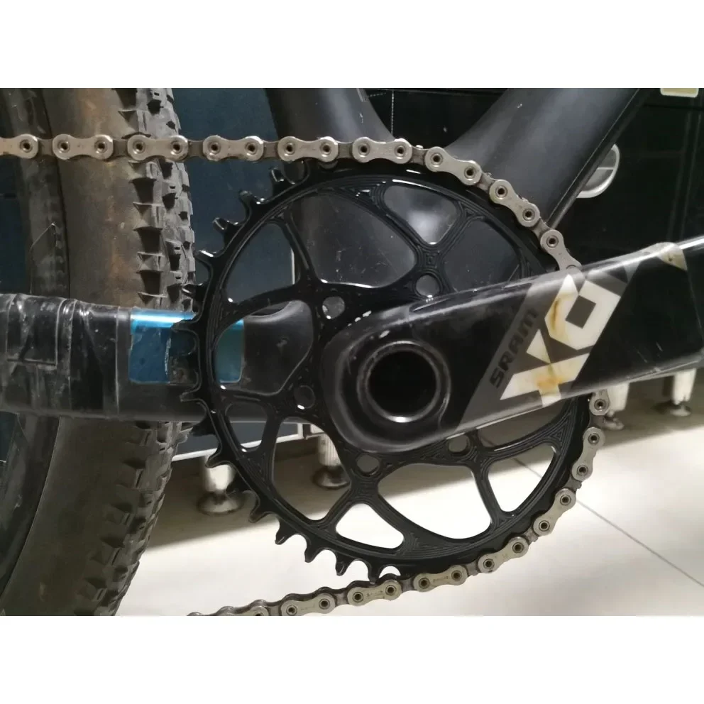 ストーンオーバルチェーンリング ダイレクトマウント 6mmオフセット