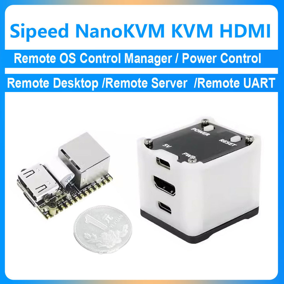 Sipeed NanoKVM ミニ KVM HDMI RISC-V リモート OS コントロール