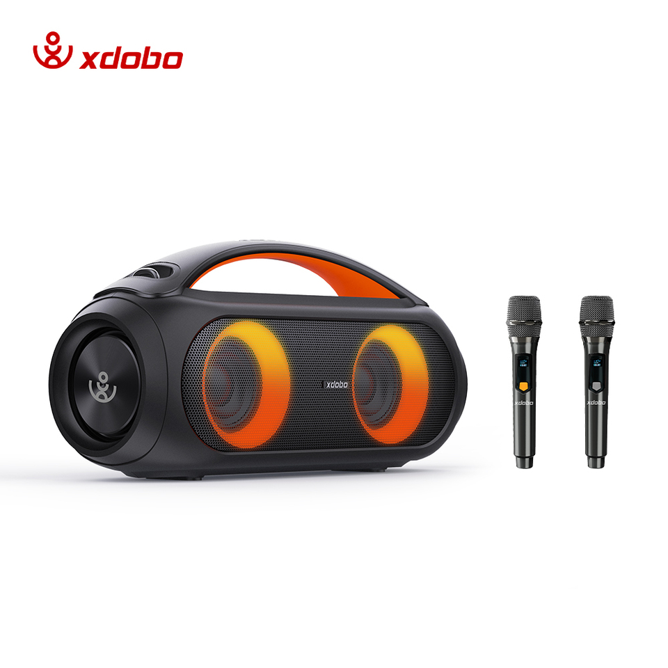 ポータブルBluetoothスピーカーXDOBO-VIBE plus,ワイヤレス,サブ