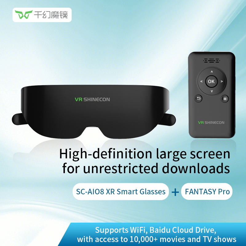 VR shineccon SC-AI08 Pro XR Smart Glasses All-In-One 3D Glasses
