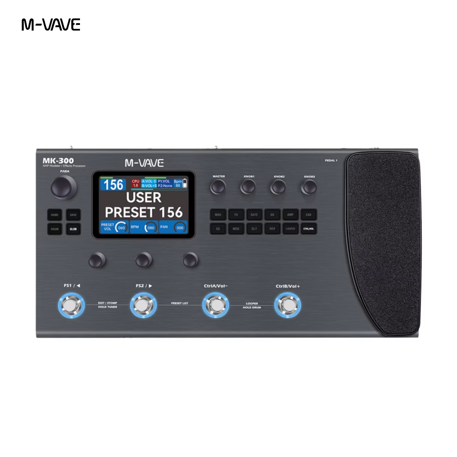 M-VAVE MK300 ギターマルチエフェクトプロセッサー | ANN ニューラル