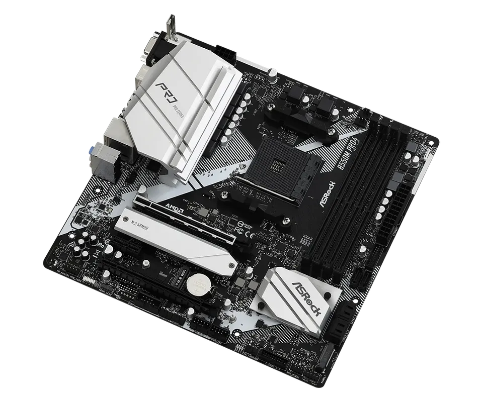 ASRock B550M Pro4 Motherboard Socket AM4 AMD B550 support Ryzen 5
