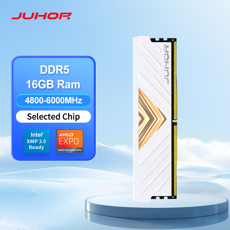 JUHOR DDR5 RAM 16GB 4800MHz 5600MHz 6000MHz コンピューターゲーム用