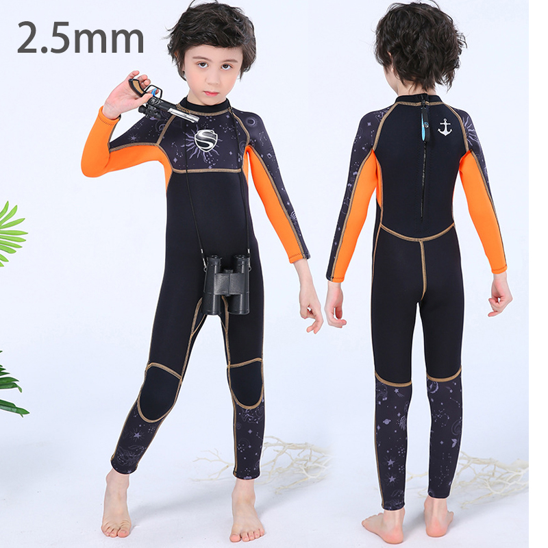 Kids Wetsuit for Boys Girls Children, Neoprene Full Wet Suits 3mm