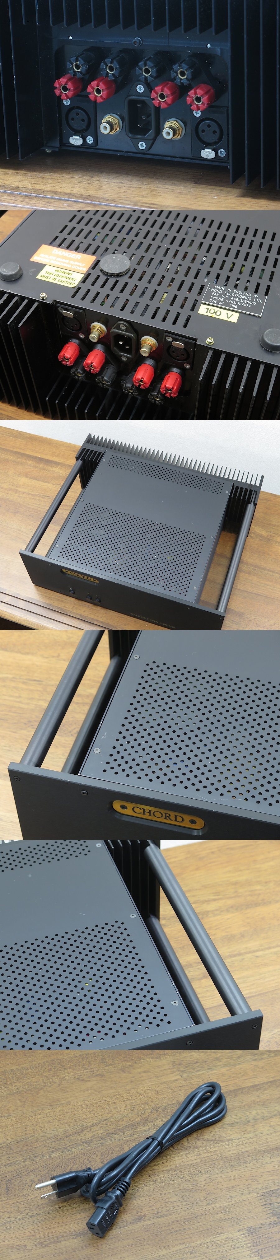 コード CHORD SPM-1200B パワーアンプ ブラックモデル @28114 / 中古