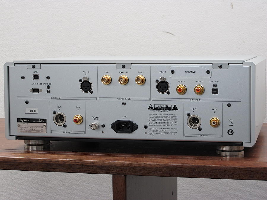 美品】エソテリック ESOTERIC D-02 D/Aコンバーター @34338 / 中古