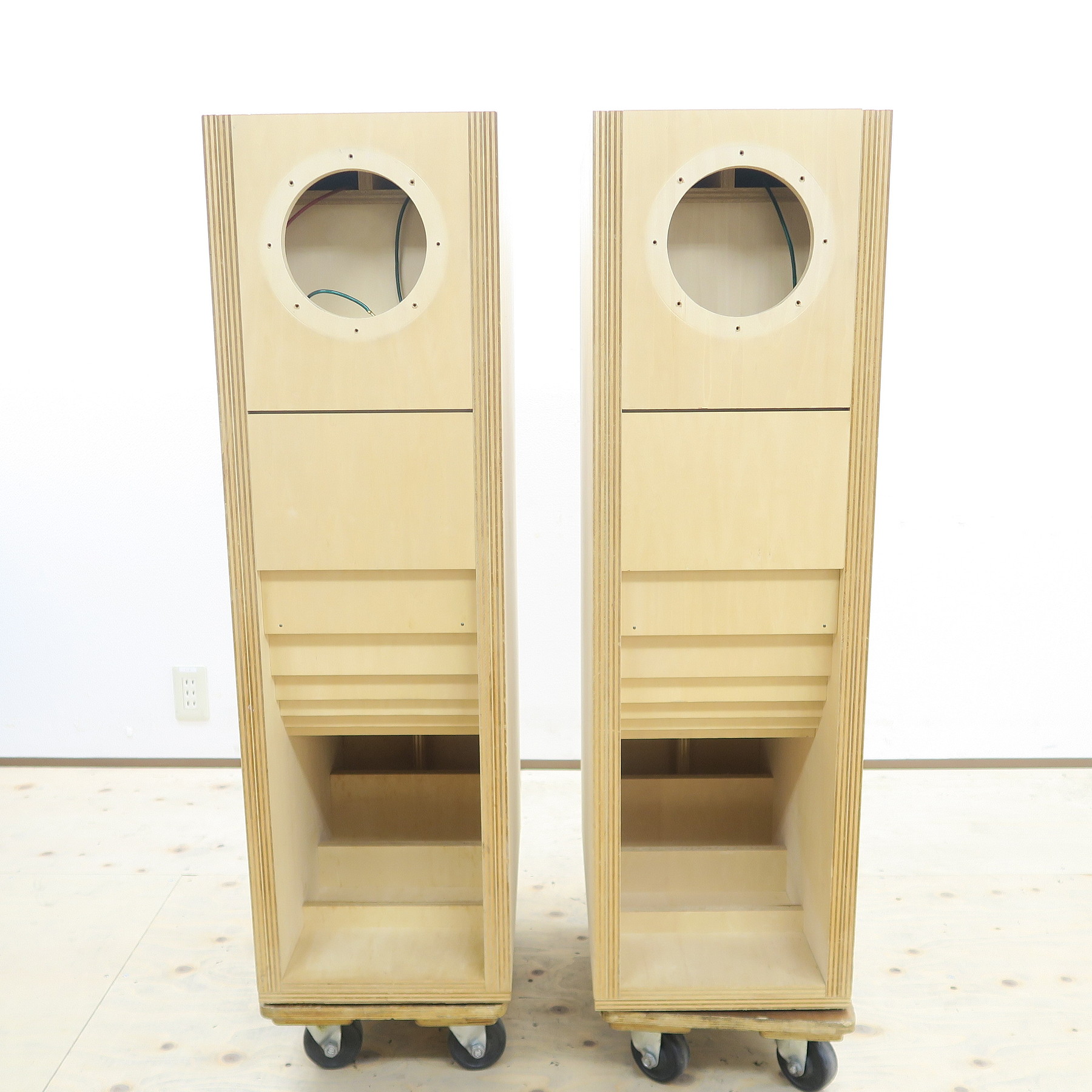 Bランク】長岡式 D-37タイプ バックロードホーン 自作エンクロージャー