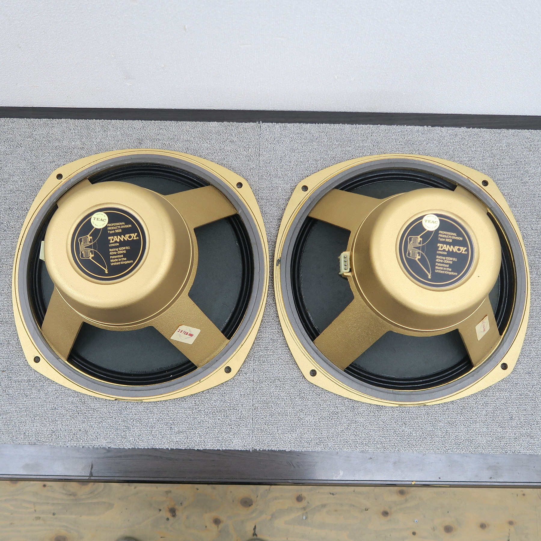 現状】タンノイ TANNOY Autograph K3808 TEAC箱 スピーカーペア @50822