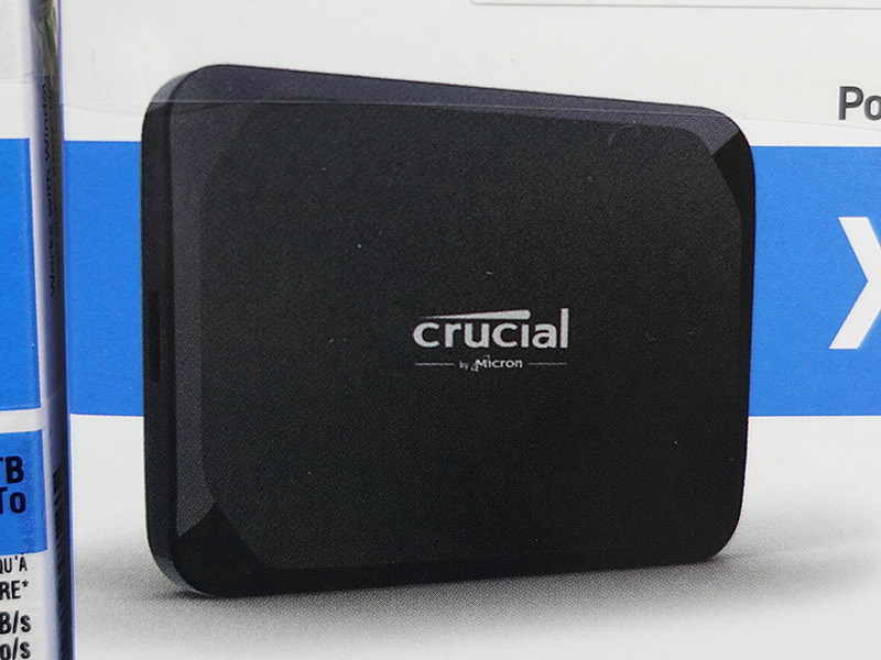 CrucialのポータブルSSD「X9」の4TBモデルが店頭入荷、価格は42,800円