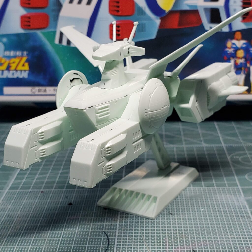 ガンプラ】旧キット 1/2400 ホワイトベース 制作記①