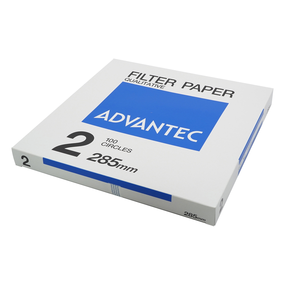 4-904-20 定性濾紙 No.2 Φ285 100枚入 00021285 【AXEL】 アズワン