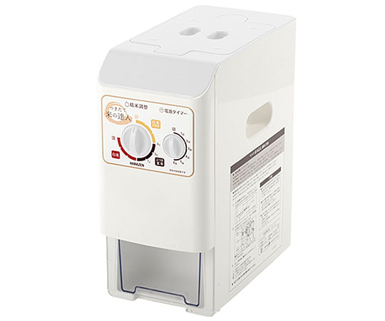 圧力式家庭用精米機 つきたて米の達人 5合用 ホワイト YRP-51(W) - as