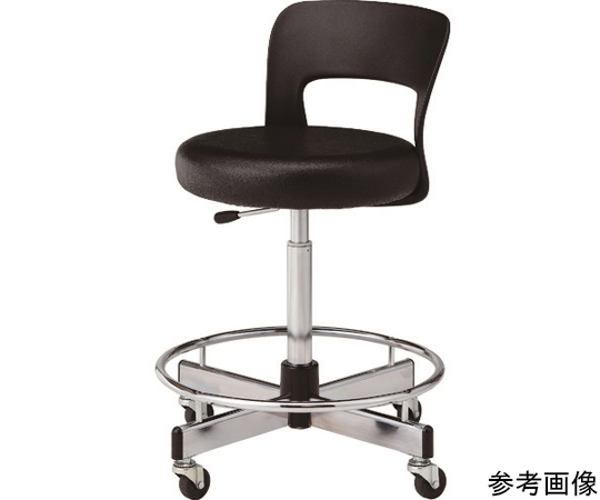64-8437-22 作業用チェア ブラック CA36L-Z 【AXEL】 アズワン