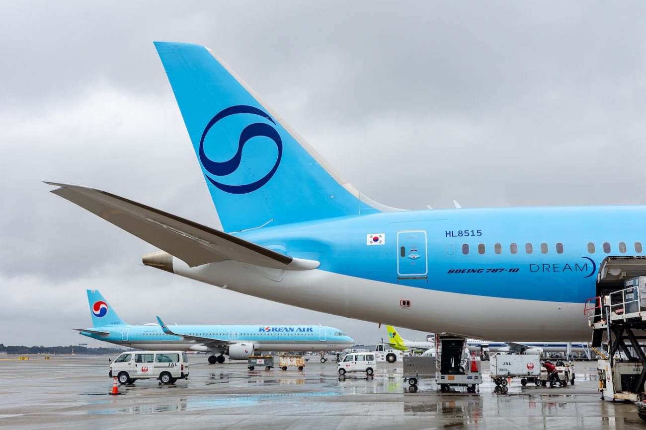大韓航空787-10、41年ぶりの新塗装で成田に初就航。なんだかカッコイイ