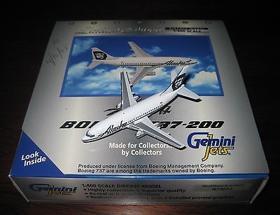 Alaska Airlines 737-200 N730AS Gemini 1:400 (GJASA243A) – Airline