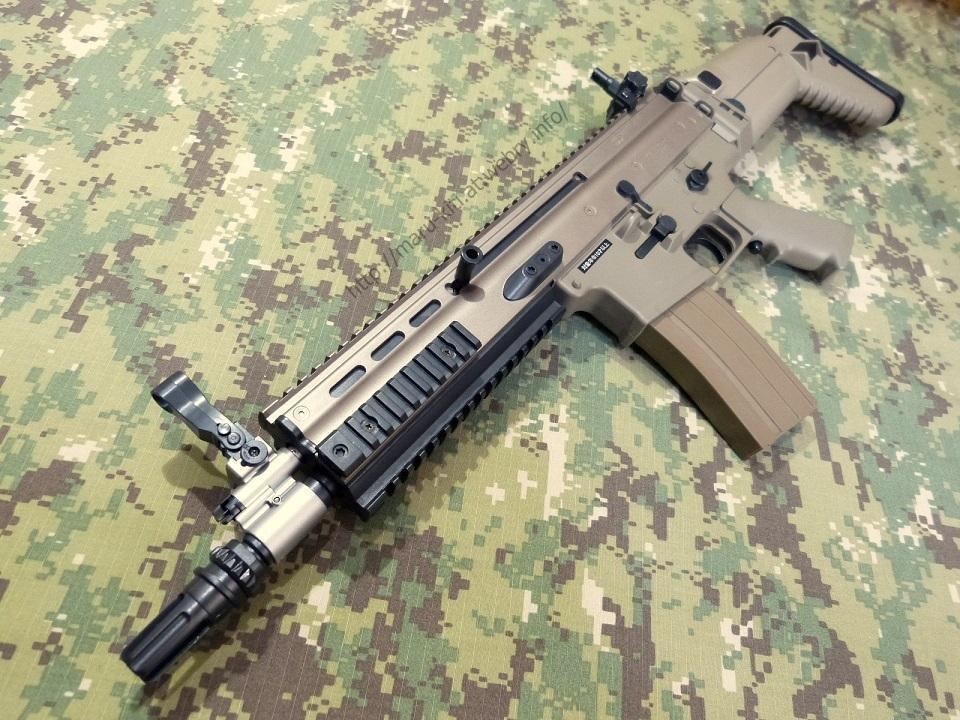 東京マルイ ボーイズ SCAR-L CQC FDEカラー 電動ガンのレビュー: まる