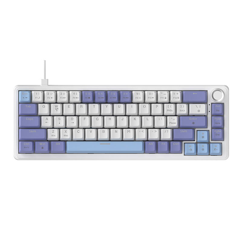AJAZZ AK690 68-key mechanical keyboard with ergonomic design hot