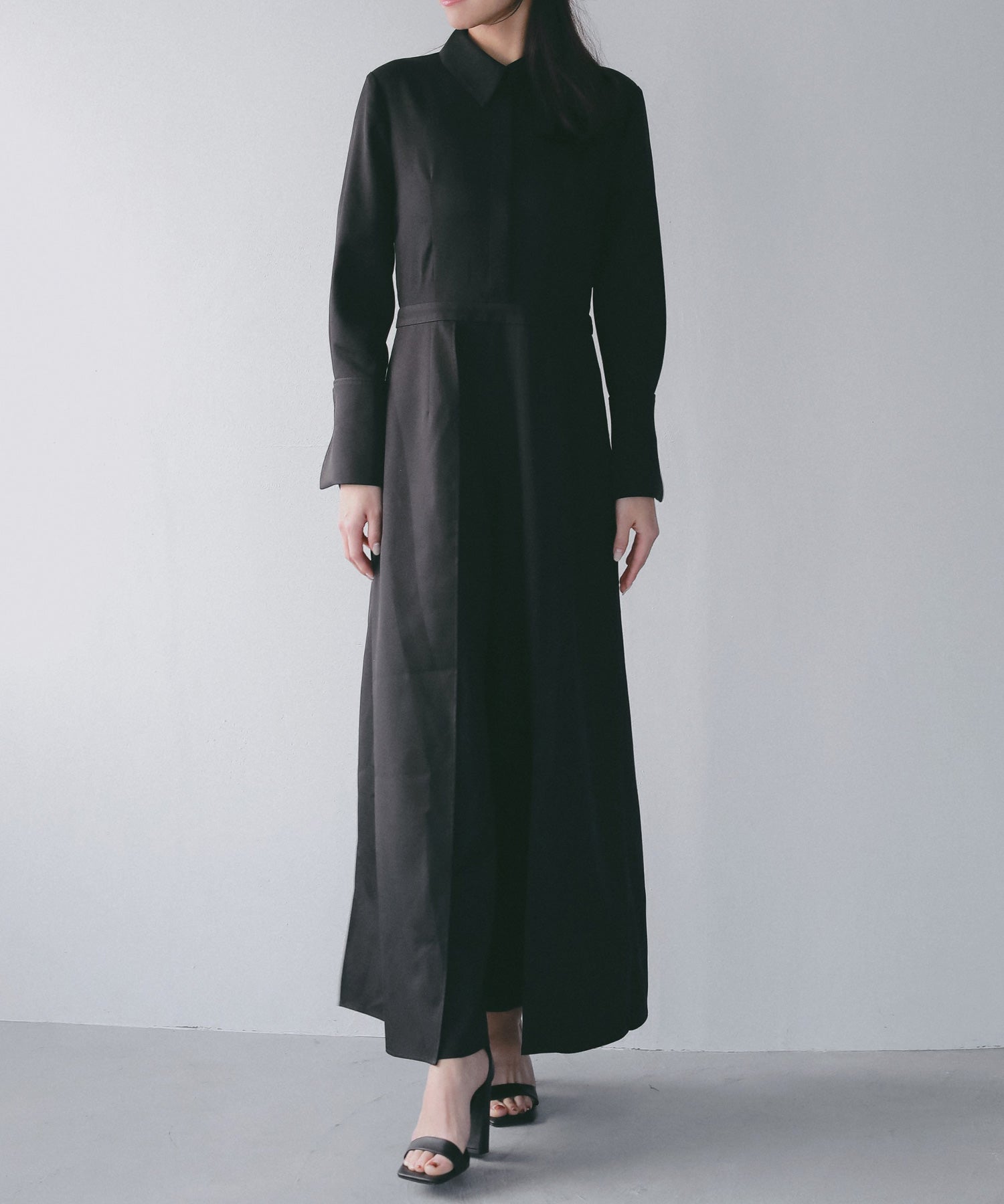 クラシックカフス 襟付きオールインワン【セレモニー/オケージョン