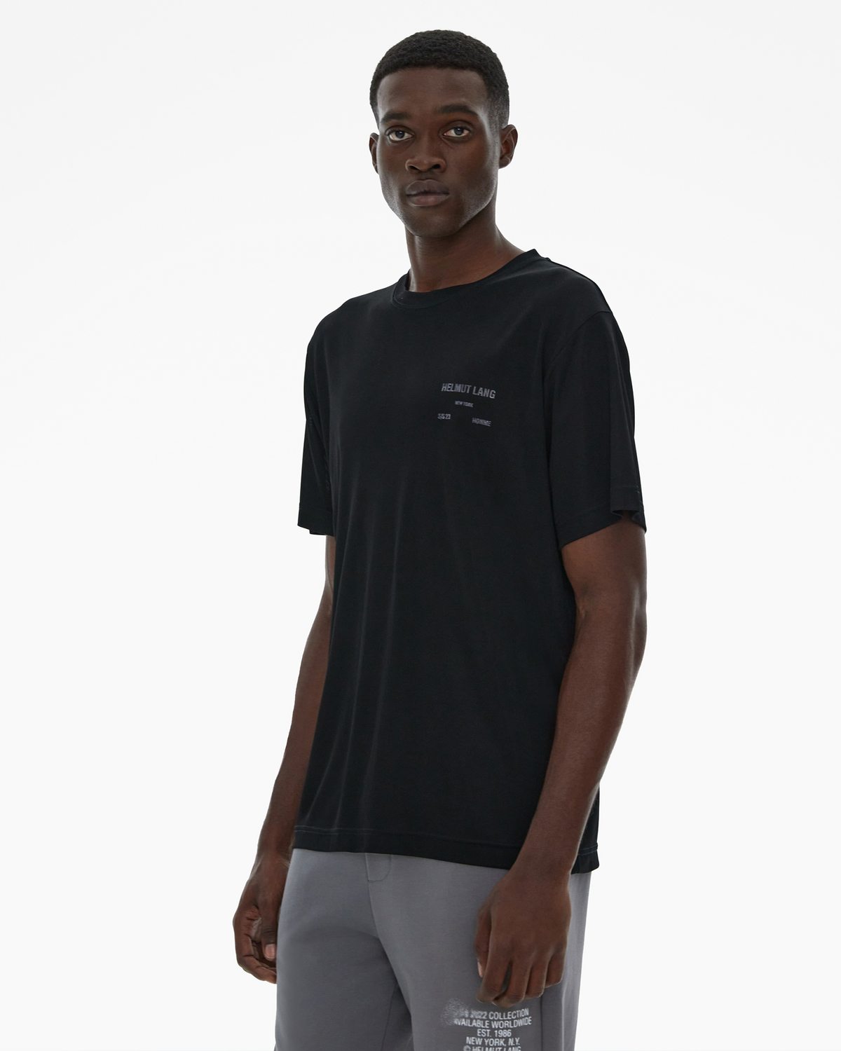 Helmut Lang Mesh Logo Tee | WWW.HELMUTLANG.COM