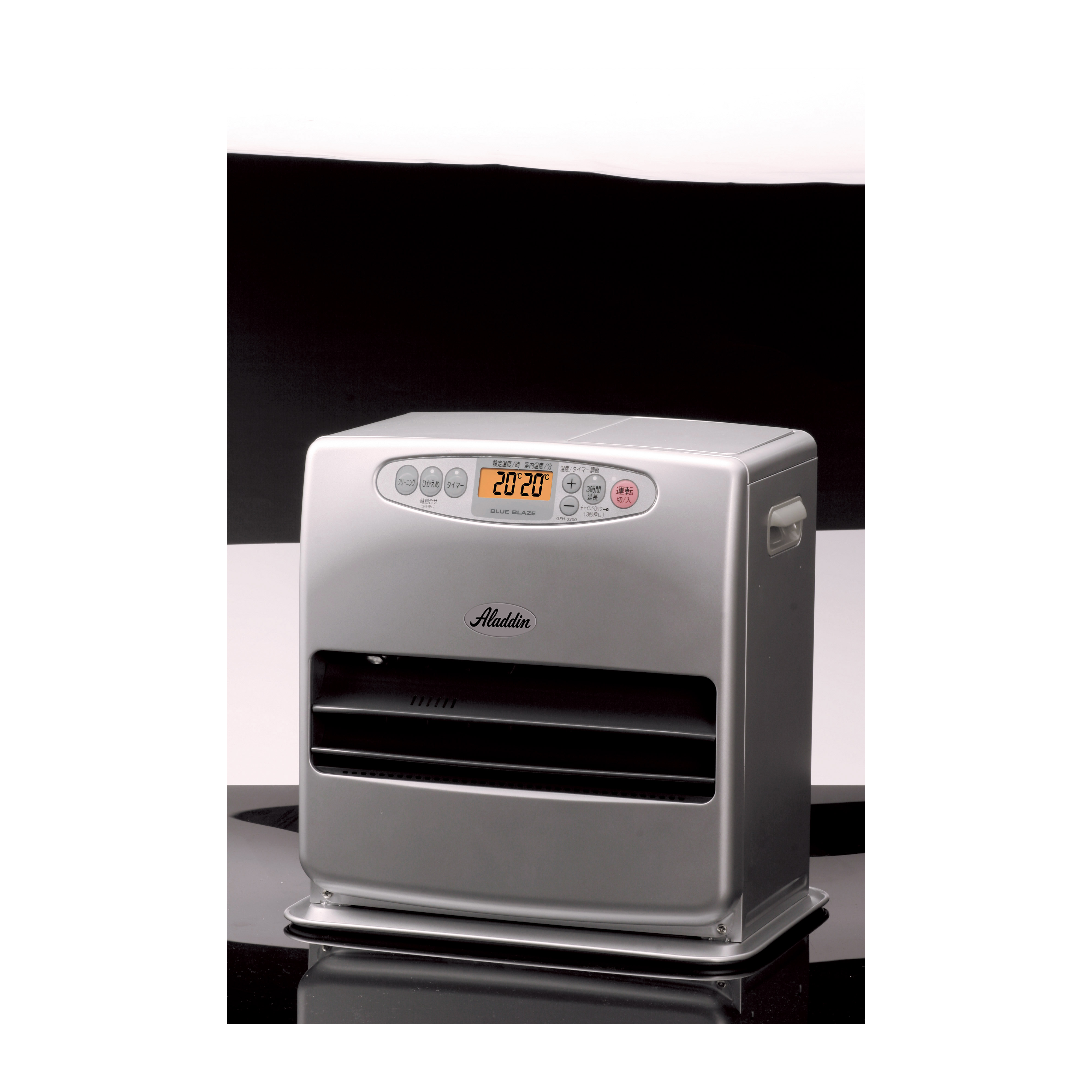 ほぼ美品】アラジン 石油遠赤ヒーター AJ-F38A(K) ブラック 日本エー