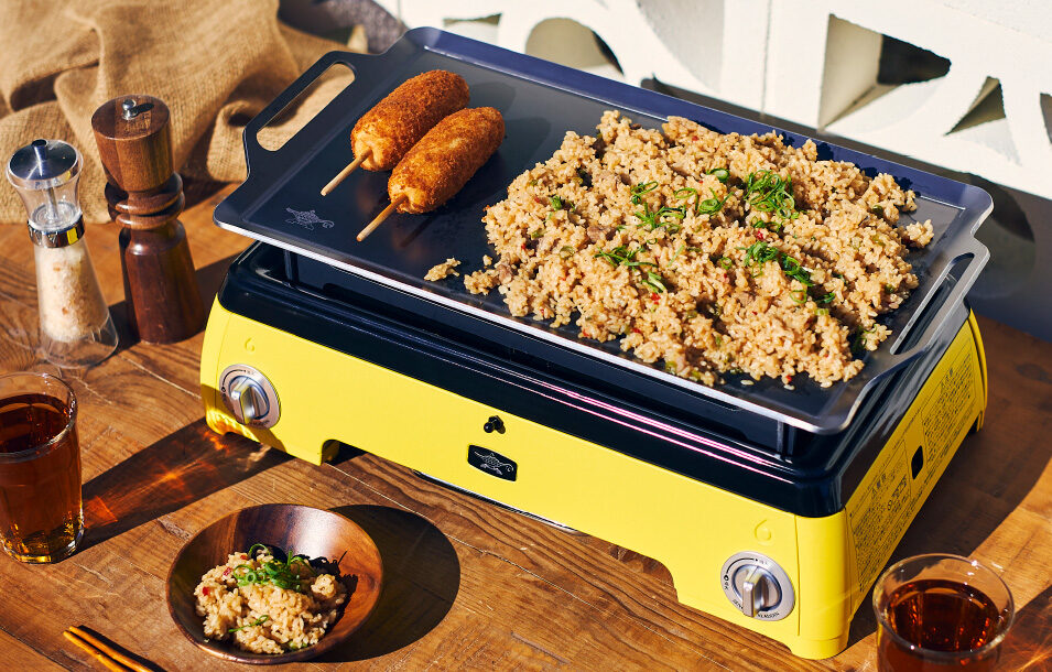 ポータブル ガス カセットコンロ kama-do （ツーバーナー） | Aladdin