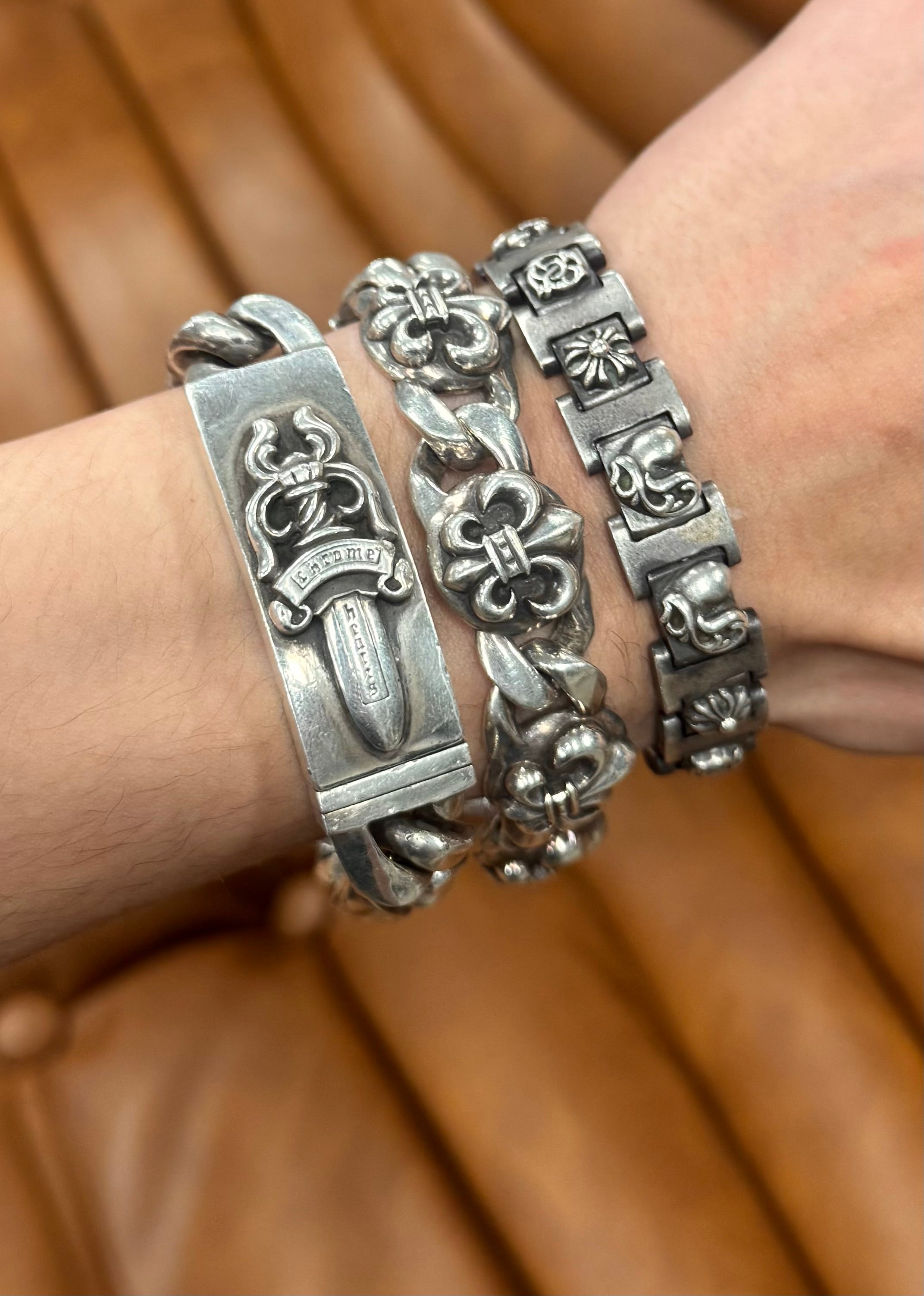 Chrome Hearts 'Dagger Box ID' XL Cuban Link Bracelet – Alex Maxamenko
