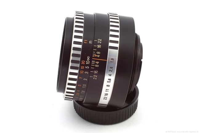 The Carl Zeiss Jena Pancolar 50 mm f/ 1.8 Lens. Specs. MTF Charts