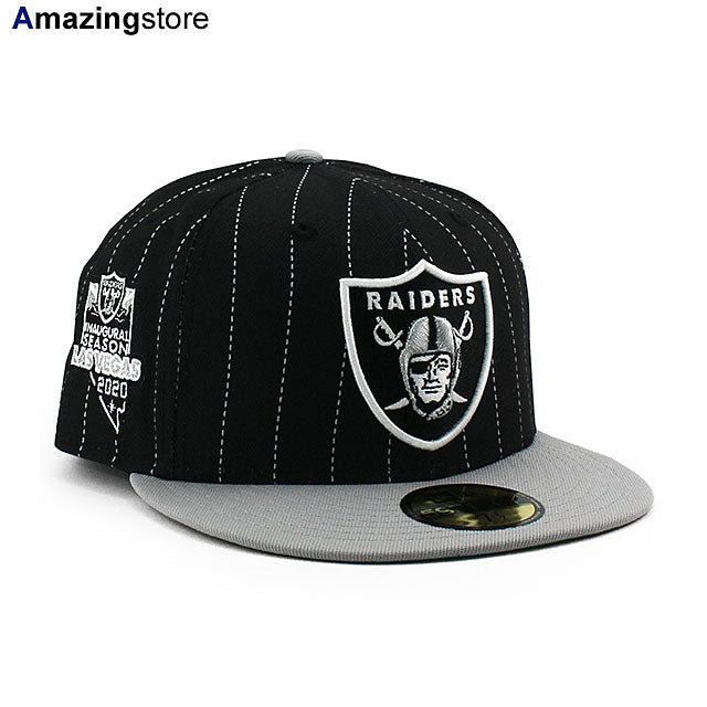 ニューエラ キャップ 59FIFTY ラスベガス レイダース NFL PINSTRIPE