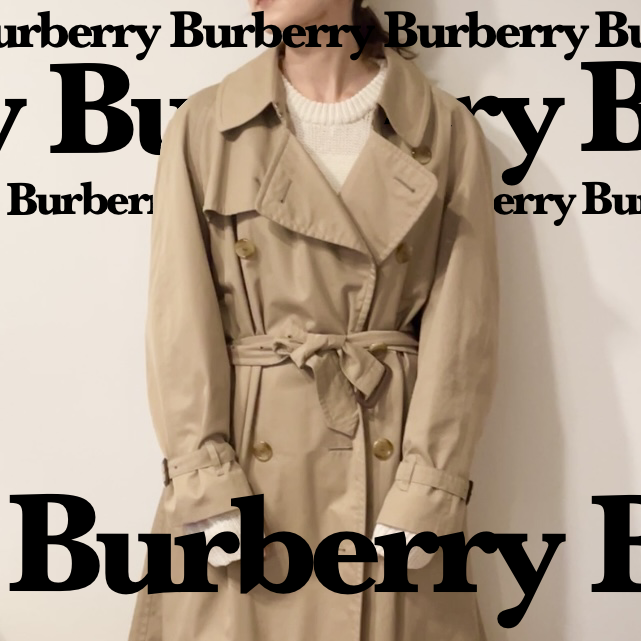 コートのお直し】憧れBurberryのトレンチコート、ヴィンテージのメンズ