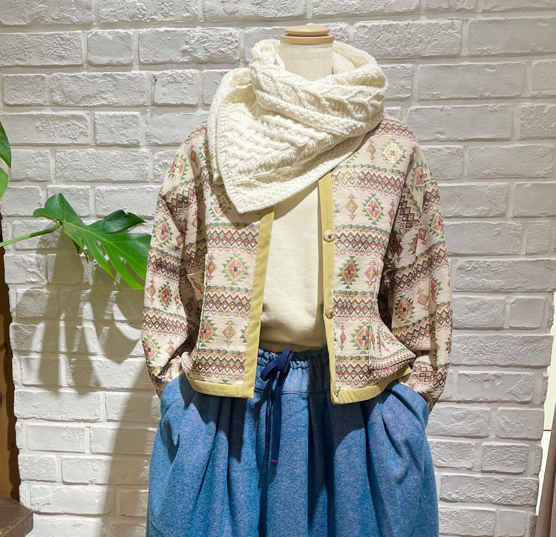 THOMAS MAGPIE | ゴブランショートジャケット&スカート │grasol Le