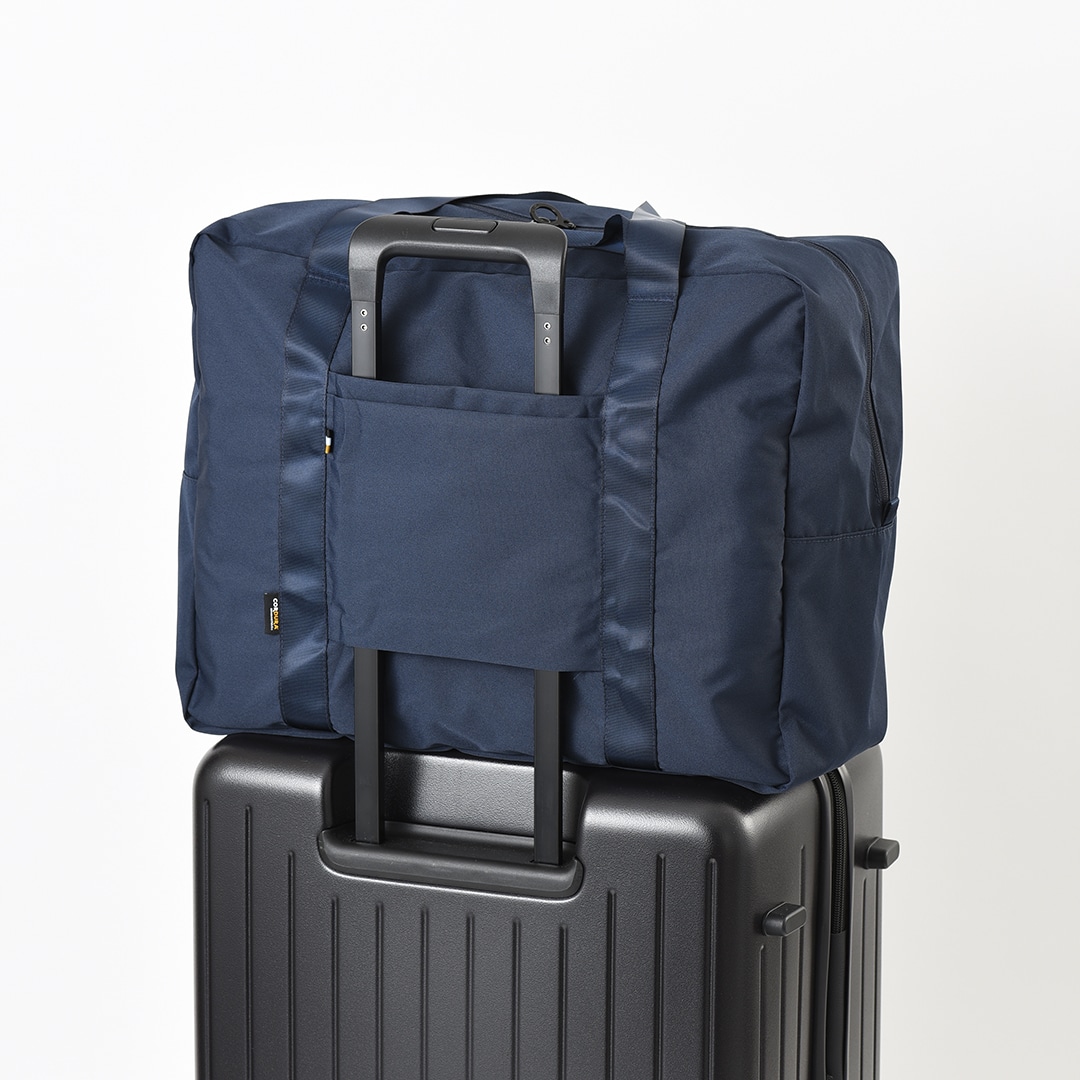 MILESTO UTILITY ポケッタブルボストンバッグ 35L(ネイビー